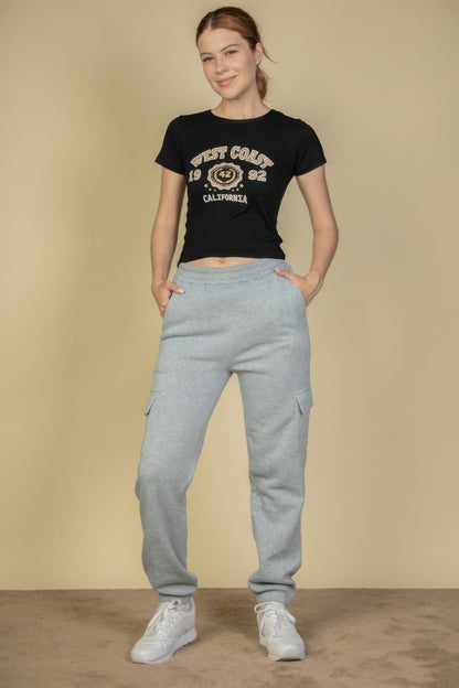 Side Pocket Drawstring Waist Sweatpants - dellidu.com - Heather gray - product image - S - product image - wh2000635.S.Heather.Gray - dellidu.com