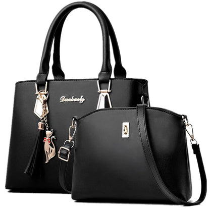 Simple Korean Style Women's Handbag - Casual Tote - dellidu.com - black - Simple Korean Style Women's Handbag - Casual Tote - L - Simple Korean Style Women's Handbag - Casual Tote - 14:193;5:3095 - dellidu.com