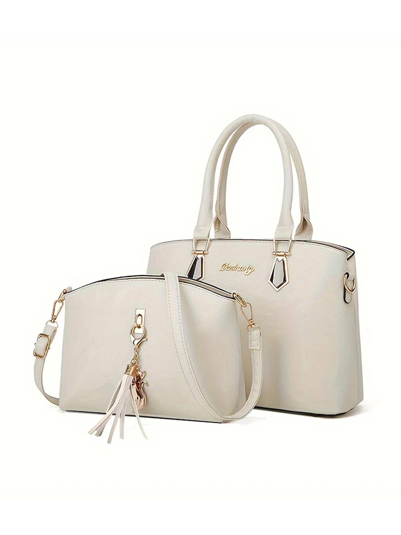 Simple Korean Style Women's Handbag - Casual Tote - dellidu.com - WHITE - Simple Korean Style Women's Handbag - Casual Tote - L - Simple Korean Style Women's Handbag - Casual Tote - 14:29;5:3095 - dellidu.com