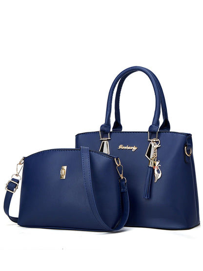 Simple Korean Style Women's Handbag - Casual Tote - dellidu.com - DEEP BLUE - Simple Korean Style Women's Handbag - Casual Tote - L - Simple Korean Style Women's Handbag - Casual Tote - 14:200004870;5:3095 - dellidu.com