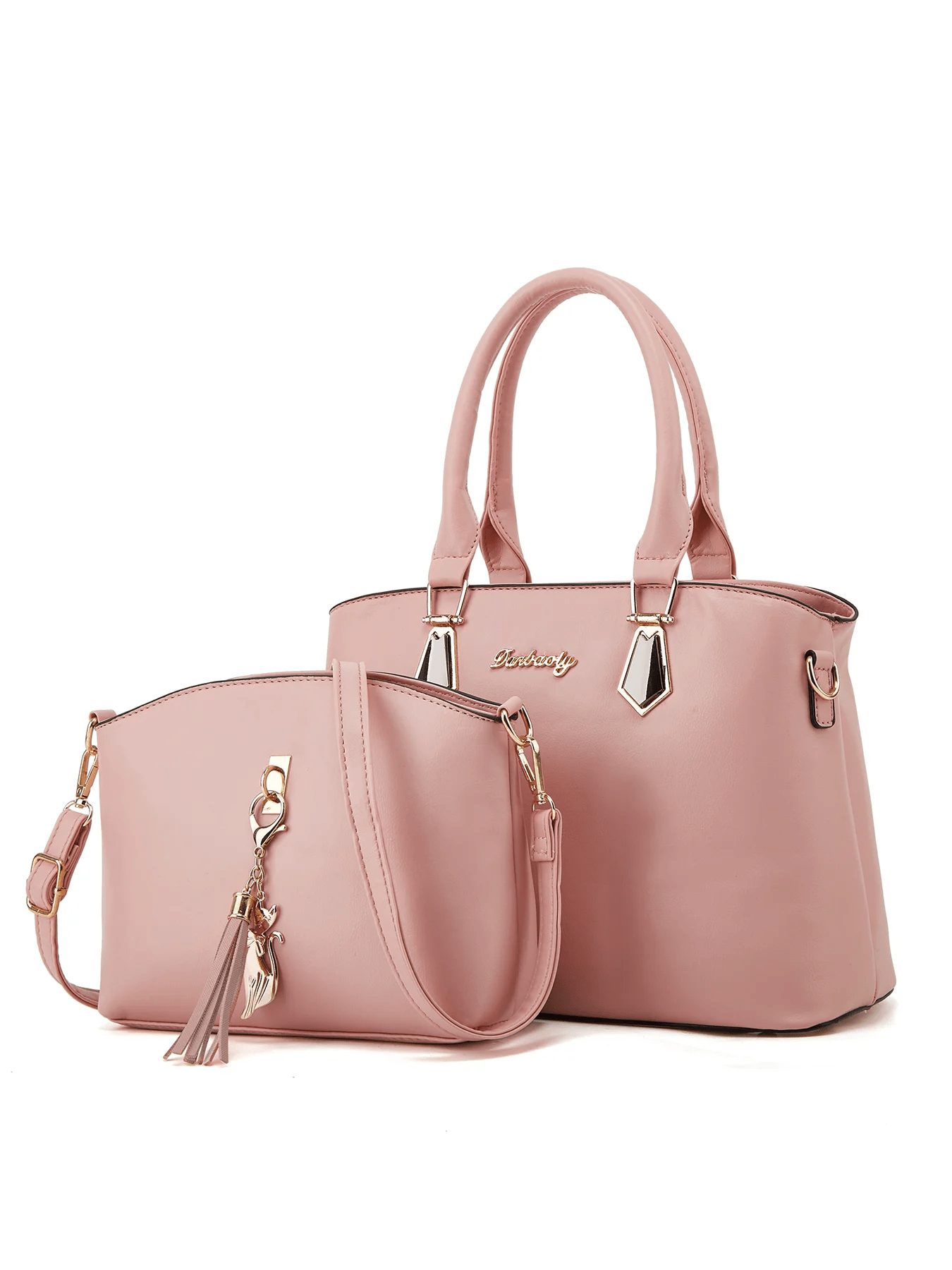 Simple Korean Style Women's Handbag - Casual Tote - dellidu.com - Pink - Simple Korean Style Women's Handbag - Casual Tote - L - Simple Korean Style Women's Handbag - Casual Tote - 14:1052;5:3095 - dellidu.com