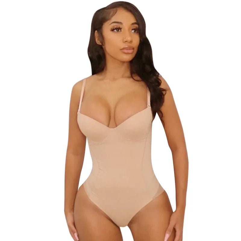 Underwire White Bodysuit Shapewear for Women - dellidu.com - beige - Underwire White Bodysuit Shapewear for Women - M - Underwire White Bodysuit Shapewear for Women - 14:771#beige;5:361386 - dellidu.com