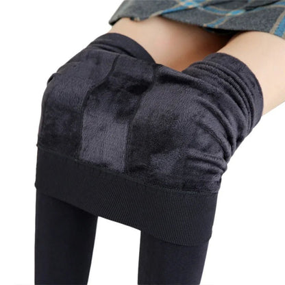 Winter Velvet Leggings for Women - High Waist Stretchy Pants - dellidu.com - GRAY - Winter Velvet Leggings for Women - High Waist Stretchy Pants - XL - Winter Velvet Leggings for Women - High Waist Stretchy Pants - 14:691;5:100014065 - dellidu.com