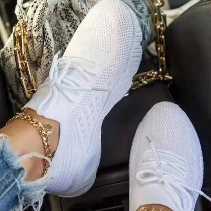 Women's Breathable Lace - Up Sneakers - dellidu.com - Pink - Women's Breathable Lace - Up Sneakers - 38 - Women's Breathable Lace - Up Sneakers - 14:1052;200000124:200000898 - dellidu.com