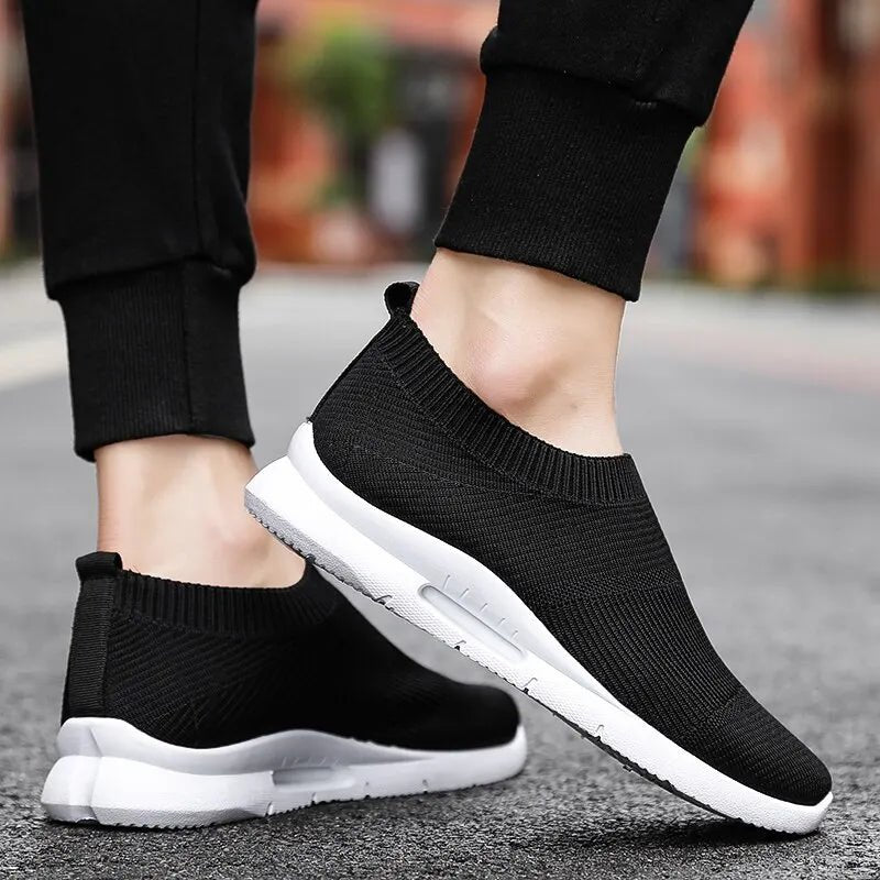 Women's Breathable Light Running Shoes - Casual Slip - On Sneakers - dellidu.com - 42 - Women's Breathable Light Running Shoes - Casual Slip - On Sneakers - Black White - Women's Breathable Light Running Shoes - Casual Slip - On Sneakers - 14:691#Black White;200000124:200000337 - dellidu.com