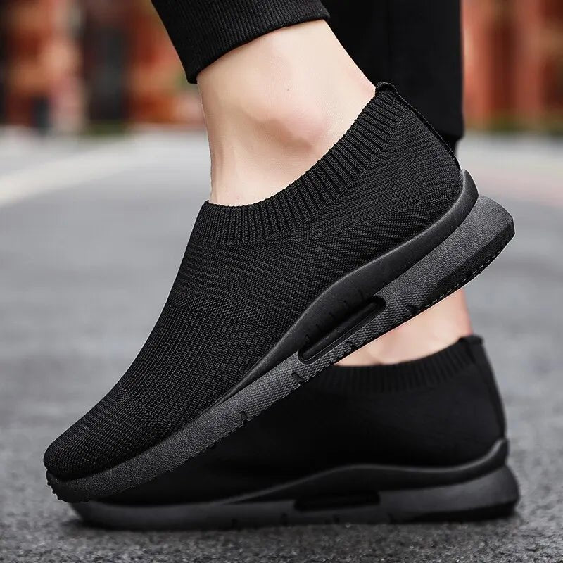 Women's Breathable Light Running Shoes - Casual Slip - On Sneakers - dellidu.com - 42 - Women's Breathable Light Running Shoes - Casual Slip - On Sneakers - Black White - Women's Breathable Light Running Shoes - Casual Slip - On Sneakers - 14:691#Black White;200000124:200000337 - dellidu.com