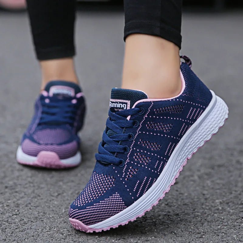 Women’s Breathable Mesh Casual Sneakers - White Flat Shoes - dellidu.com - A08Dark blue - Women’s Breathable Mesh Casual Sneakers - White Flat Shoes - 41 - Women’s Breathable Mesh Casual Sneakers - White Flat Shoes - 14:201496390#A08Dark blue;200000124:100010483 - dellidu.com