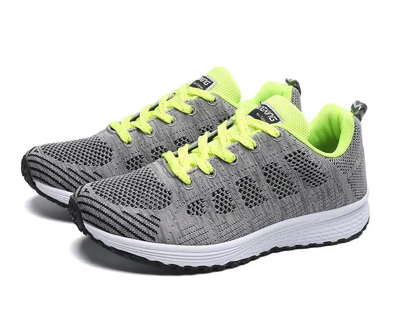 Women’s Breathable Mesh Casual Sneakers - White Flat Shoes - dellidu.com - A08Gray green - Women’s Breathable Mesh Casual Sneakers - White Flat Shoes - 42 - Women’s Breathable Mesh Casual Sneakers - White Flat Shoes - 14:201447389#A08Gray green;200000124:200000337 - dellidu.com