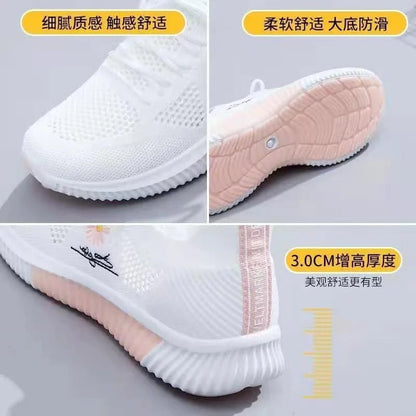 Women’s Breathable Walking Mesh Sneakers - Casual Flats - dellidu.com - Pink - Women’s Breathable Walking Mesh Sneakers - Casual Flats - 39 - Women’s Breathable Walking Mesh Sneakers - Casual Flats - 14:1052#Pink;200000124:200000364 - dellidu.com