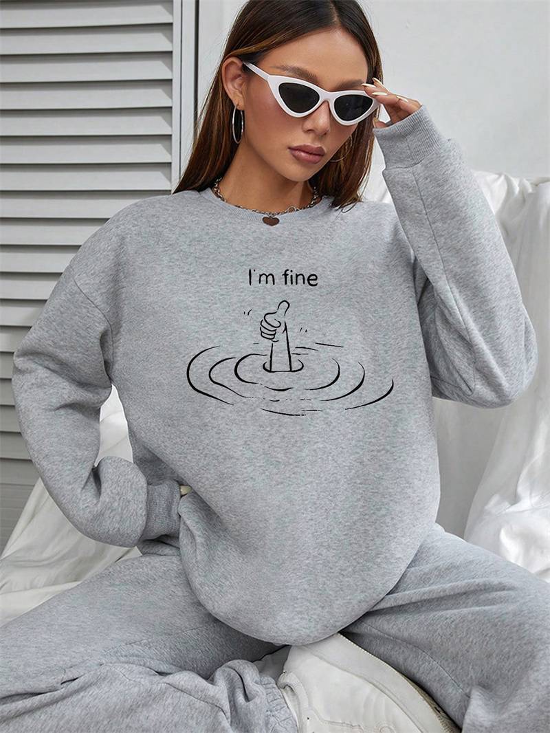 Women's Long - Sleeved Crew Neck T-Shirt - dellidu.com - 5 - Gray - Women's Long - Sleeved Crew Neck T-Shirt - XS - Women's Long - Sleeved Crew Neck T-Shirt - CJQB227081109IR - null