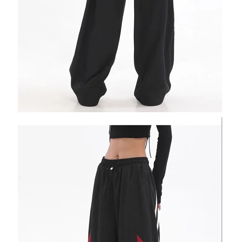 Women’s Oversized High Waist Baggy Joggers Pants - dellidu.com - Black - Women’s Oversized High Waist Baggy Joggers Pants - S - Women’s Oversized High Waist Baggy Joggers Pants - 14:193#Black;5:100014064 - dellidu.com