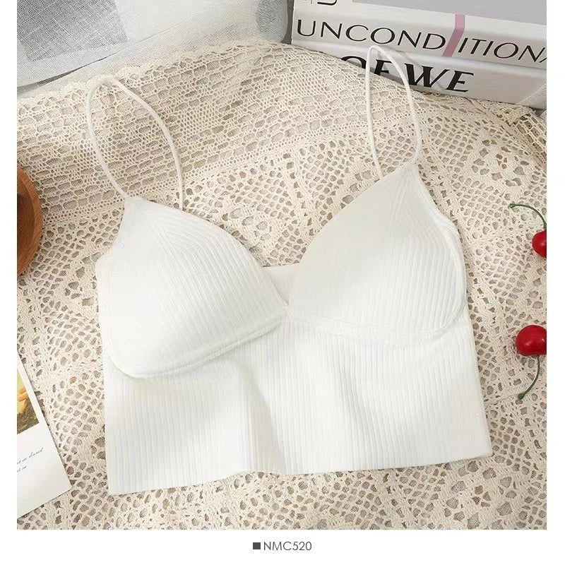 Women’s Seamless Sports Bra Tube Top - Stylish & Comfortable - dellidu.com - WHITE - Women’s Seamless Sports Bra Tube Top - Stylish & Comfortable - free size - Women’s Seamless Sports Bra Tube Top - Stylish & Comfortable - 14:29;200000463:200004202#free size - dellidu.com