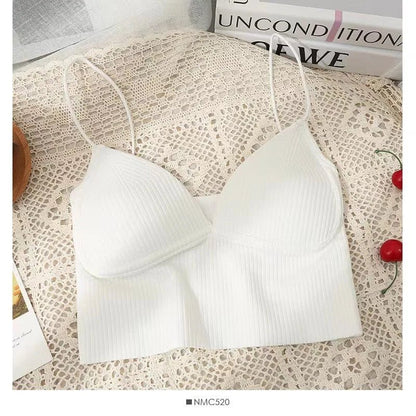 Women’s Seamless Sports Bra Tube Top - Stylish & Comfortable - dellidu.com - WHITE - Women’s Seamless Sports Bra Tube Top - Stylish & Comfortable - free size - Women’s Seamless Sports Bra Tube Top - Stylish & Comfortable - 14:29;200000463:200004202#free size - dellidu.com