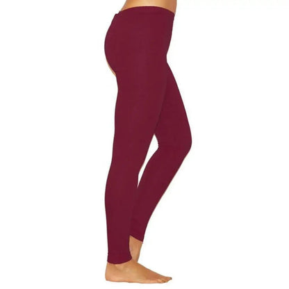 Women's Shiny High Stretch Casual Leggings - dellidu.com - Wine Red - Women's Shiny High Stretch Casual Leggings - XXXL - Women's Shiny High Stretch Casual Leggings - 14:173#Wine Red;5:4183 - dellidu.com