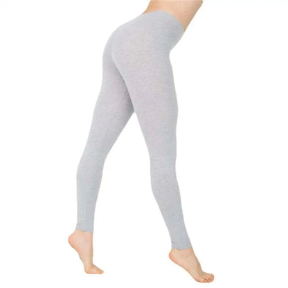 Women's Shiny High Stretch Casual Leggings - dellidu.com - Grey - Women's Shiny High Stretch Casual Leggings - M - Women's Shiny High Stretch Casual Leggings - 14:10#Grey;5:361386 - dellidu.com