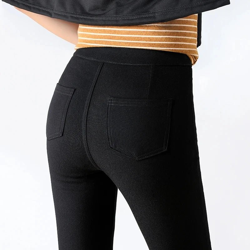 Women's Summer Elastic Casual Stretch Skinny Leggings - dellidu.com - black - Women's Summer Elastic Casual Stretch Skinny Leggings - XXL - Women's Summer Elastic Casual Stretch Skinny Leggings - 14:193;5:4182 - dellidu.com