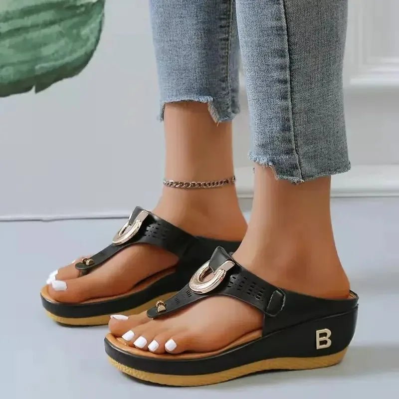 Women's Summer Platform Wedge Sandals 2024 - dellidu.com - Black - Women's Summer Platform Wedge Sandals 2024 - 41 - Women's Summer Platform Wedge Sandals 2024 - 14:193#Black;200000124:100010483 - dellidu.com